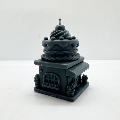 LYTS175 3D Printed Cake-Themed Pastry Shop Model - Miniature Scene Dollhouse Decor Ornament