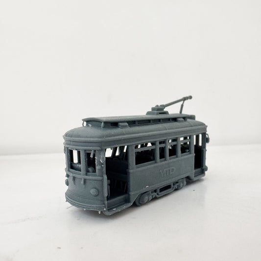 LYTS182 3D Printed Miniature Modern City Tram - Railroad Diorama Scene Ornament