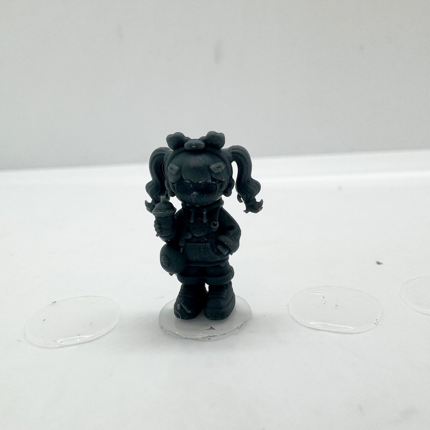 MRY-SFW MRY-SFW LYTS145 3D Printed Cute Q Style Girls School Casual Style Trendy Figurine Models for Collection Display HO Scale