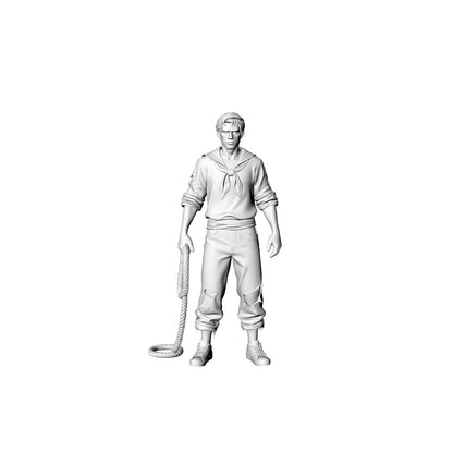 MRY-SFW LYGR328 3D Printed Post-Apocalyptic Cruise Ship Sailor Survivors Set Wargame Miniatures
