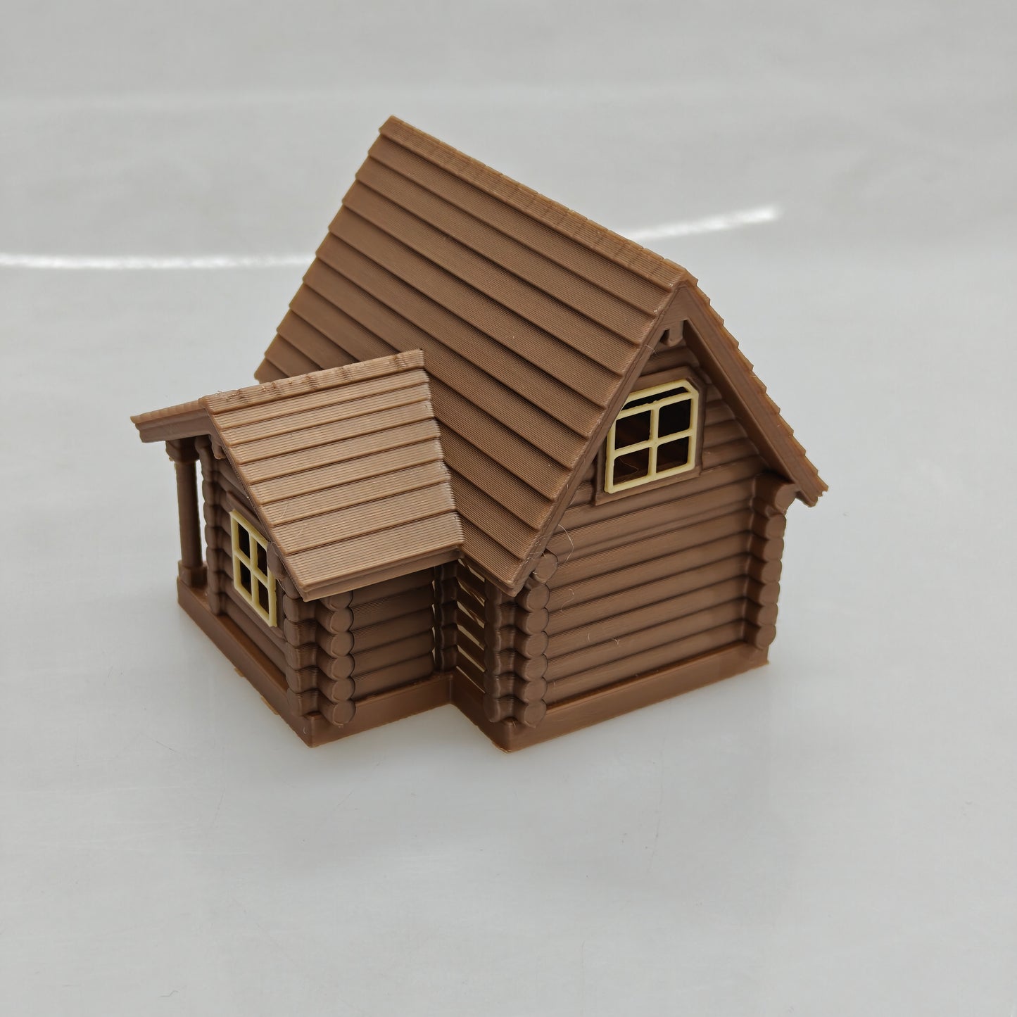 RHF0428 Farm Spire Attic Log Cabin Desktop Ornament Sand Table Architecture Architectural Model Miniature House Small-scale Landscaping