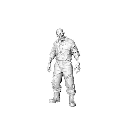MRY-SFW LYGR315 3D Printed Construction Site Workers Zombies Set ¡§C Builder, Steel Fixer, Cement Worker, Electrician, Tower Crane Driver Model Kit