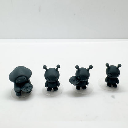LYTS165 3D Printed Cute Alien Doll Decor Multi Style Q Version Alien Figurines for Diorama Scenes Collection Display