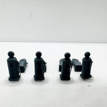 LYTS173 3D Printed Retro Gas Pump Model - Miniature Scene Decor Ornament