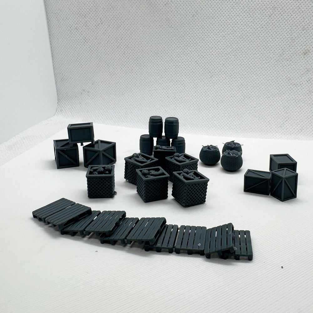 Yao's Studio LYTS055 Miniature Scene Market Items 3D Model Railway Train Scenery