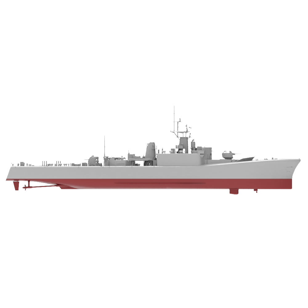 RHWS028S Military Model Kit Full Hull HMCS Terra Nova DDE 229