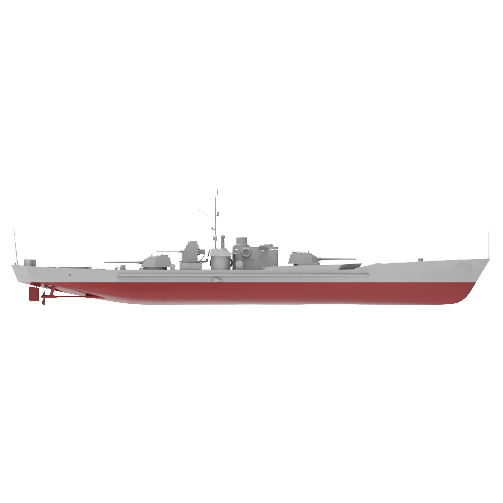 RHWS025S Military Model Kit Full Hull Project 186 Mukha