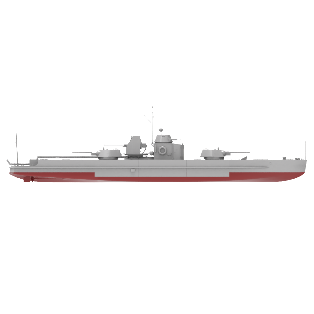RHWS021S  Military Model Kit Full Hull Project 1124M