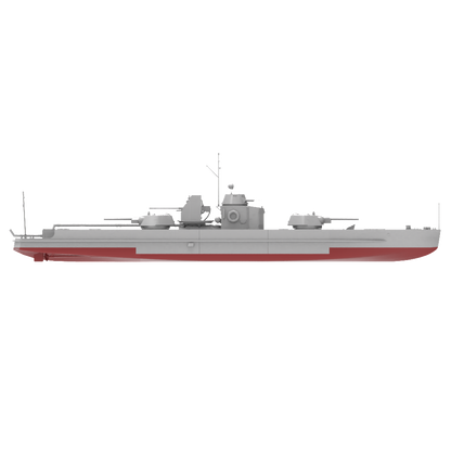 RHWS021S  Military Model Kit Full Hull Project 1124M