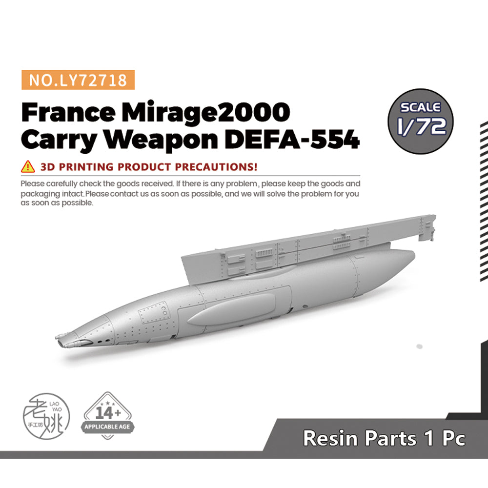 Yao's Studio LY718 Model Upgrade Parts France Mirage2000 Carry Weapon DEFA-554