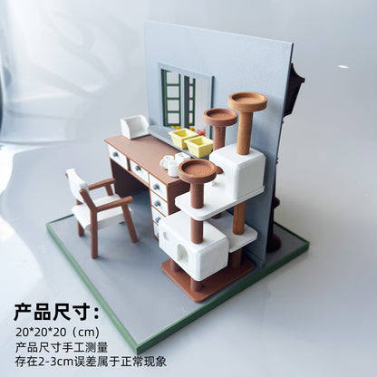 RHF121004 1/12 Study Frame 3D Printing DIY Miniature Scenes 1:12 scale dollhouse miniature office furniture set