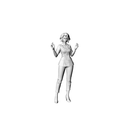 MRY-SFW LYGR323 3D Printed Post-Apocalyptic Supermarket Clerk Survivors Set Wargame Miniatures