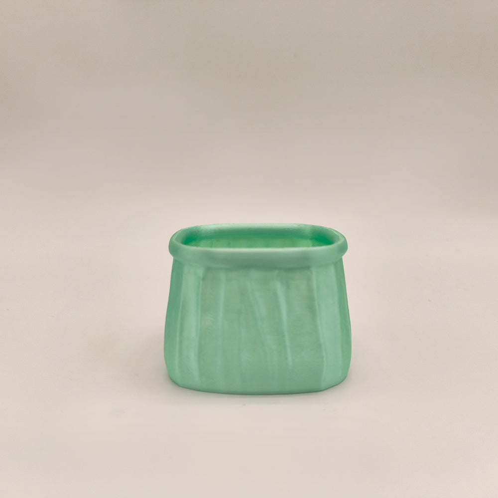 LYTP-020G 1/- Shallow Pot For Succulents 3D Printed Succulent Flower Potted Plant