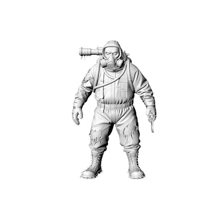 MRY-SFW LYGR307 3D Printed Bio-Mutant Zombie Miniatures, Post-Apocalyptic Experiment Undead Figures for Tabletop Games & Dioramas