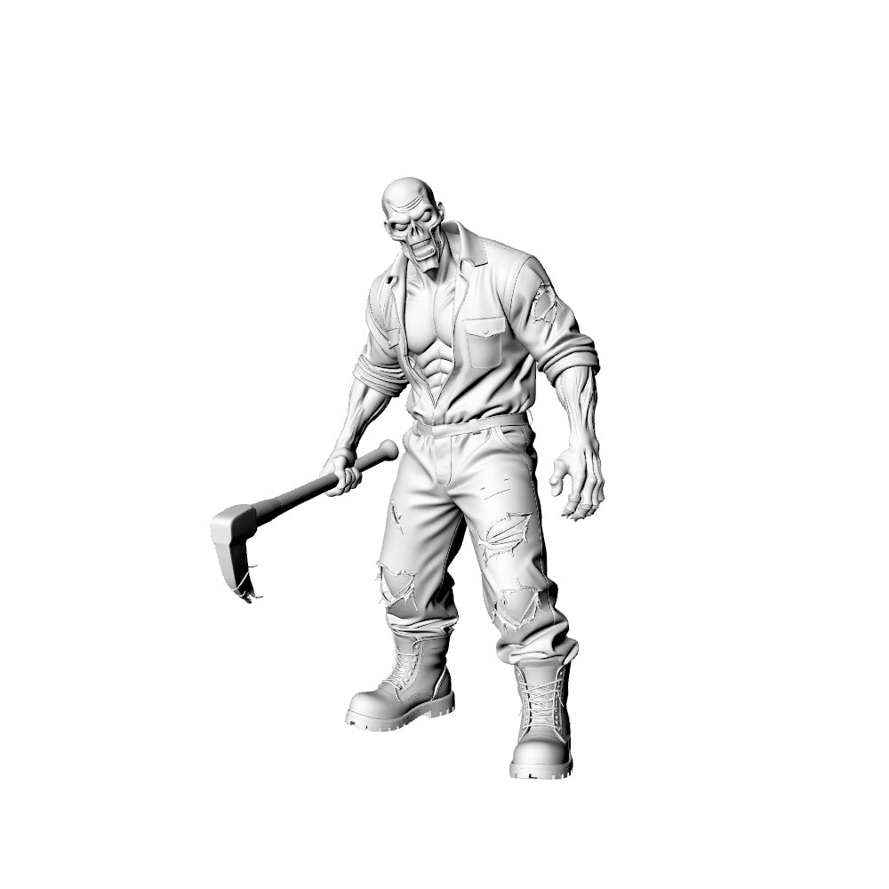 MRY-SFW LYGR312 3D Printed Gas Station & Mechanic Zombies Set ¡§C Attendant, Technician, Tire Worker, Car Wash, Storekeeper Model Kit