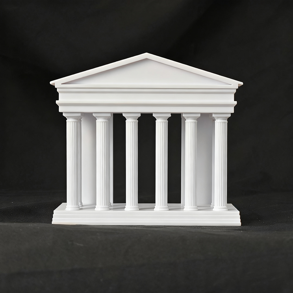 LYTP030B Roman Architecture Ornament ??Roman Temple 3D Printed Roman Architecture Aquarium Ornament- Compatible With Fish Tank & Most Aquariums
