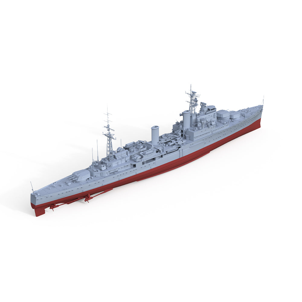 SSMODEL 518S Military Warship Model Kit Fiji class Indian Navy Mysore Cruiser