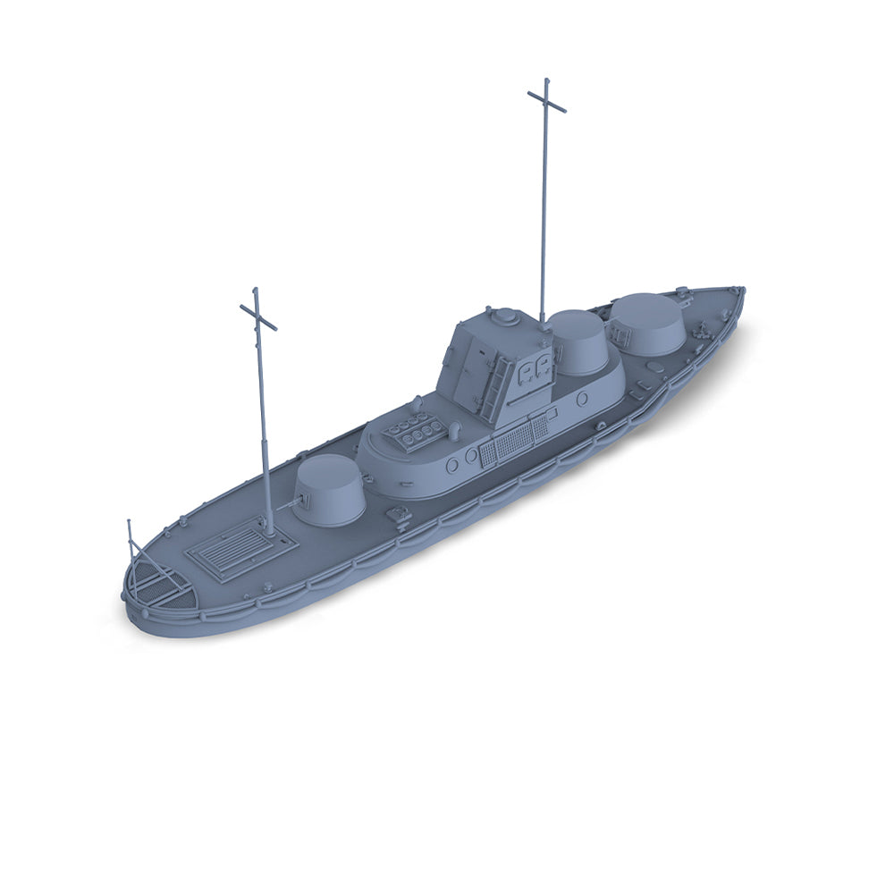 SSMODEL 539 1/700(600,720,800,900) Military Warship Model Kit IJN Soukou-Tei Armored Gun Boat