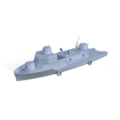 SSMODEL 540 1/700(600,720,800,900) Military Warship Model Kit IJN Soukou-Tei Armored Gun Boat No.4