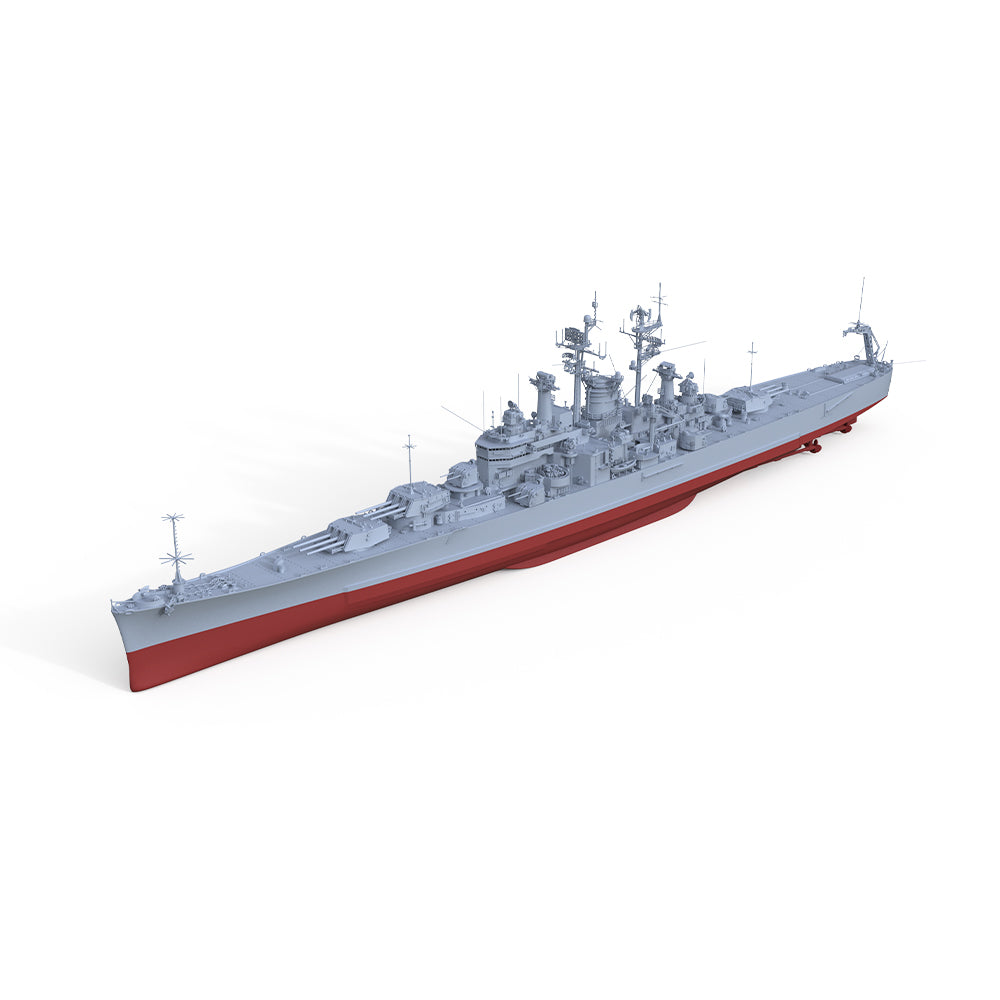 SSMODEL 570S Military Warship Model Kit US Navy Des Moines Class Newport News Heavy Cruiser CA-148