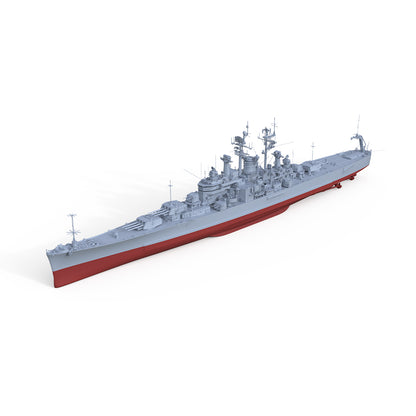 SSMODEL 570S Military Warship Model Kit US Navy Des Moines Class Newport News Heavy Cruiser CA-148