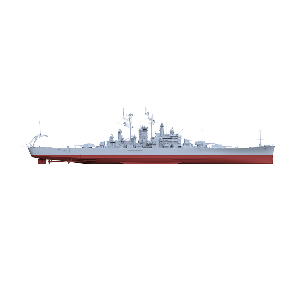 SSMODEL 570S Military Warship Model Kit US Navy Des Moines Class Newport News Heavy Cruiser CA-148