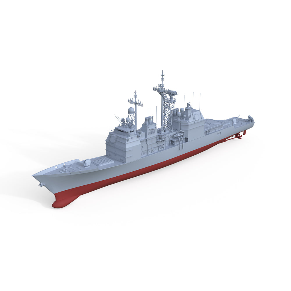 SSMODEL 574S Military Warship Model Kit US Navy Monterey Missile Cruiser