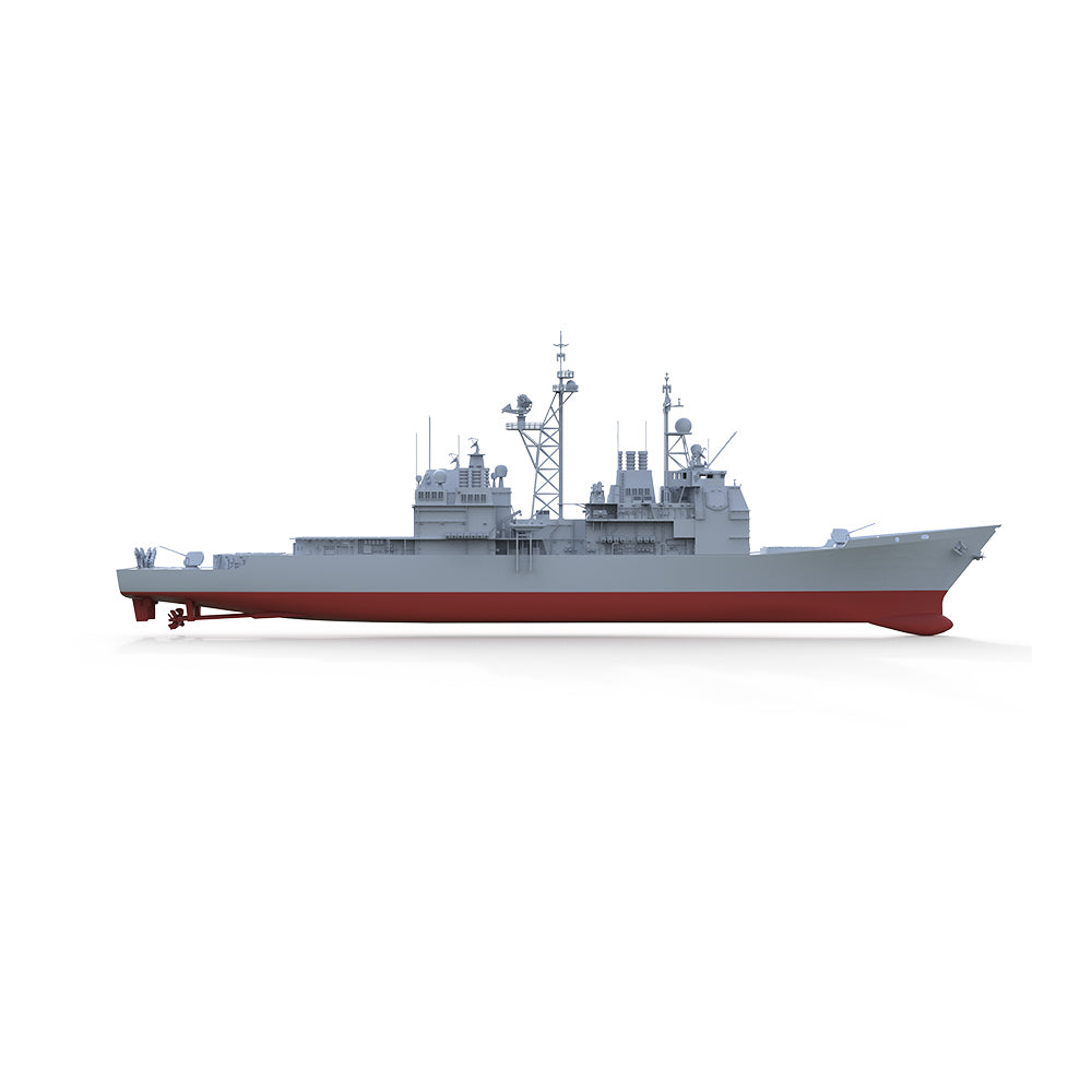 SSMODEL 574S Military Warship Model Kit US Navy Monterey Missile Cruiser