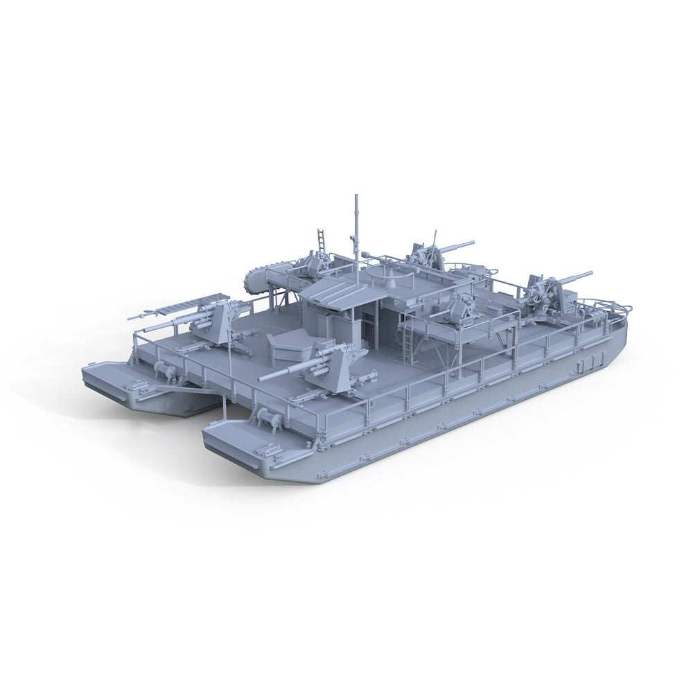 SSMODEL 577S Military Warship Model Kit German Navy SF40 Siebel Air Defense Ferry