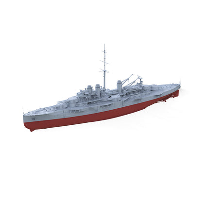 SSMODEL 582S Military Warship Model Kit French Navy Battleship Courbet 1920