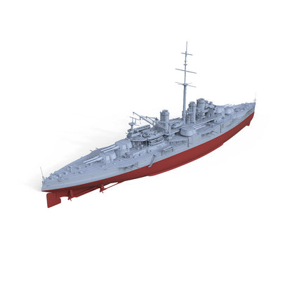 SSMODEL 582S Military Warship Model Kit French Navy Battleship Courbet 1920