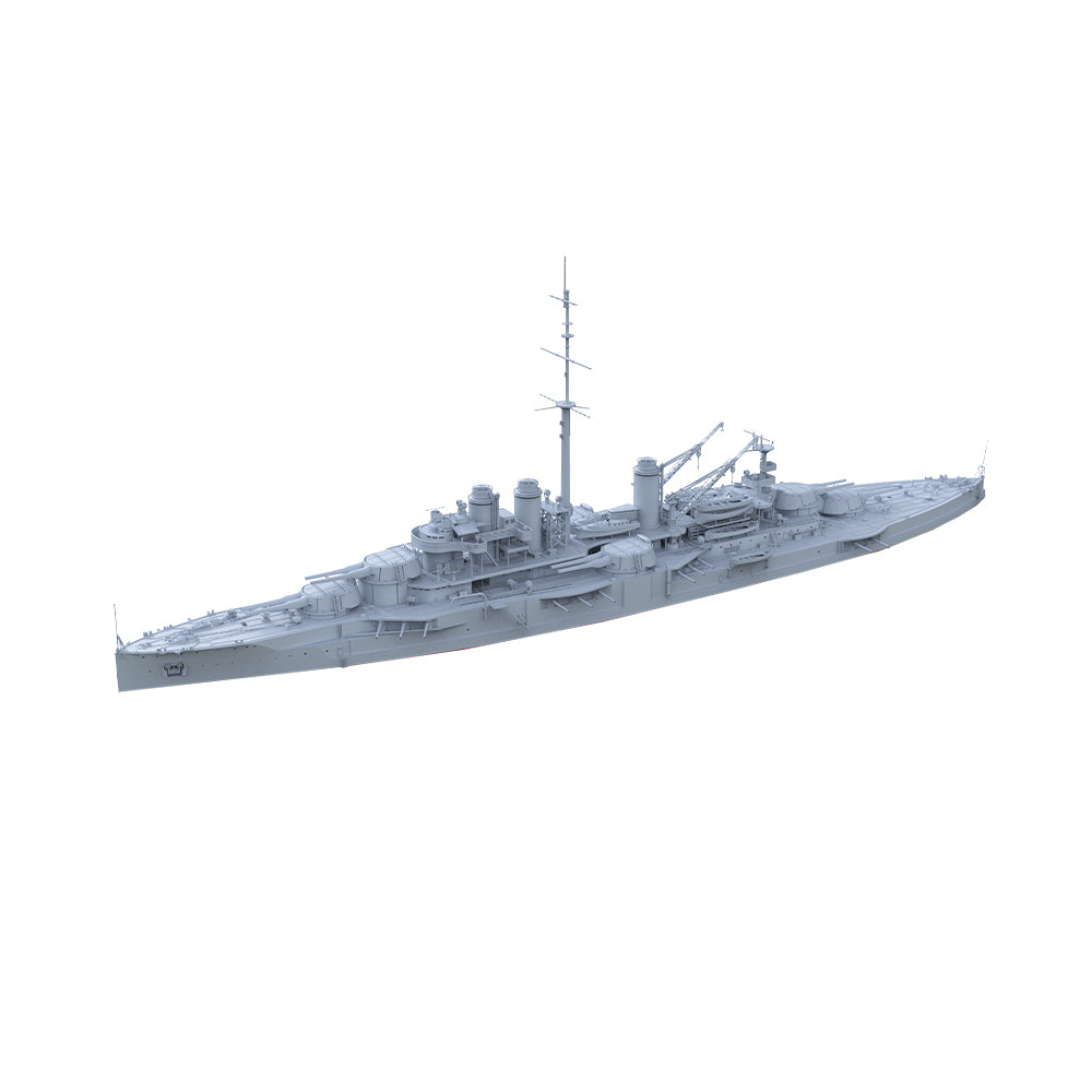 SSMODEL 582 Military Warship Model Kit French Navy Battleship Courbet 1920