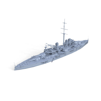 SSMODEL 582 Military Warship Model Kit French Navy Battleship Courbet 1920