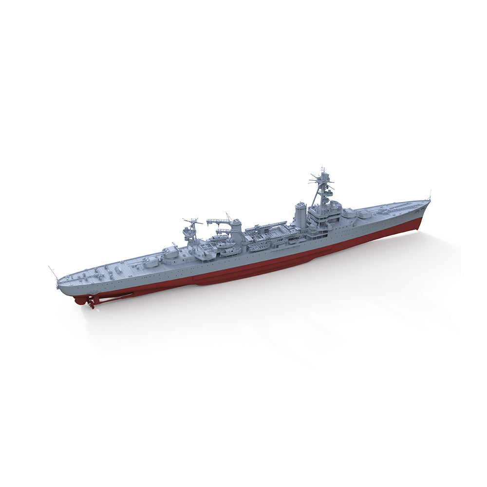 SSMODEL 583S Military Warship Model Kit France Navy Dupleix Heavy Cruiser