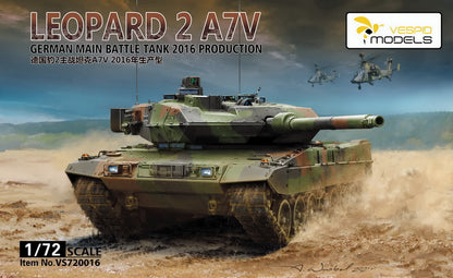 VESPID MODELS VS720016 1/72 Leopard 2 A7V German Main Battle Tank Model Kit