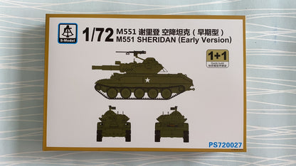S-Model PS720027 1/72 Sheridan Plastic Model Kit – LCD 3D printed resin model kit, image 2