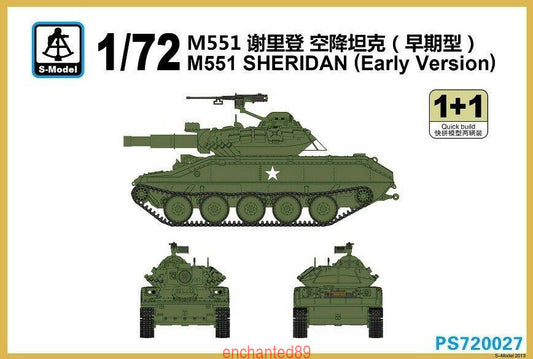 S-Model PS720027 1/72 Sheridan Plastic Model Kit
