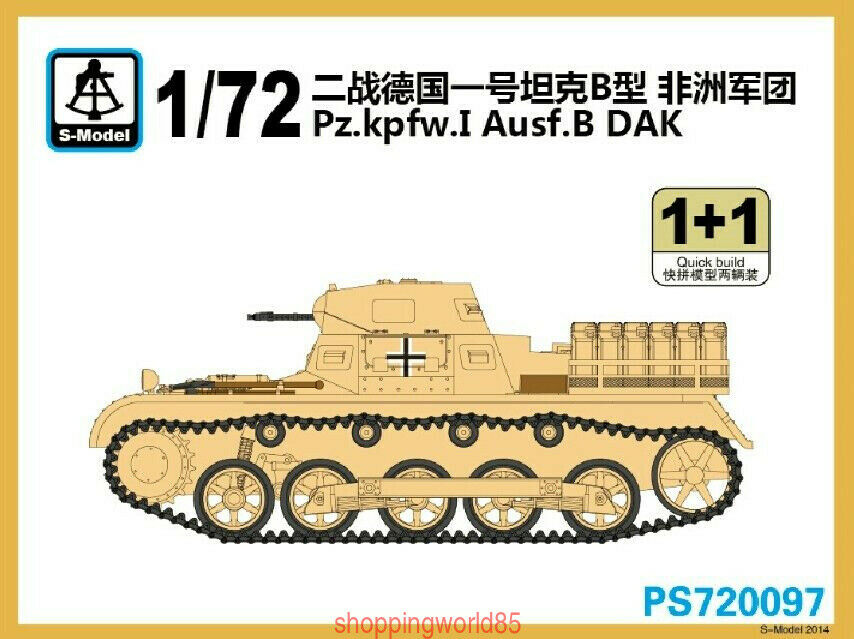 S-Model PS720097 1/72 INo.BAfrica Plastic Model Kit