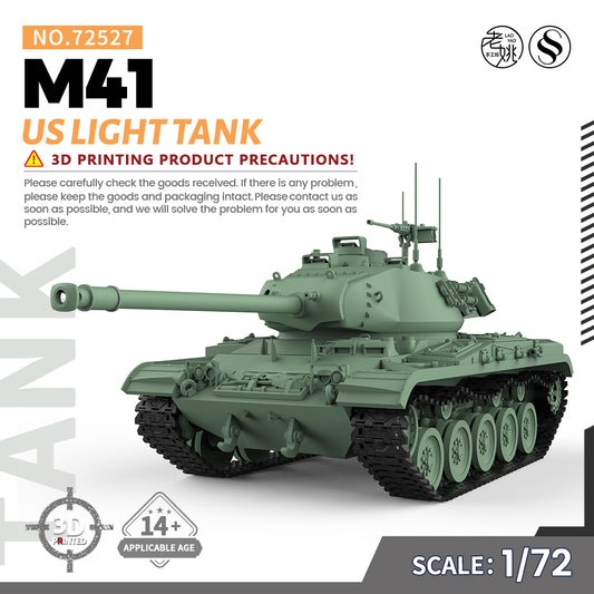 SSMODEL 527 Military Armoured Model Kit US M41 Light Tank