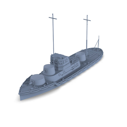 SSMODEL 72539 V1.9 1/72 25mm Military Model Kit IJN Soukou-Tei Armored Gun Boat Sakig