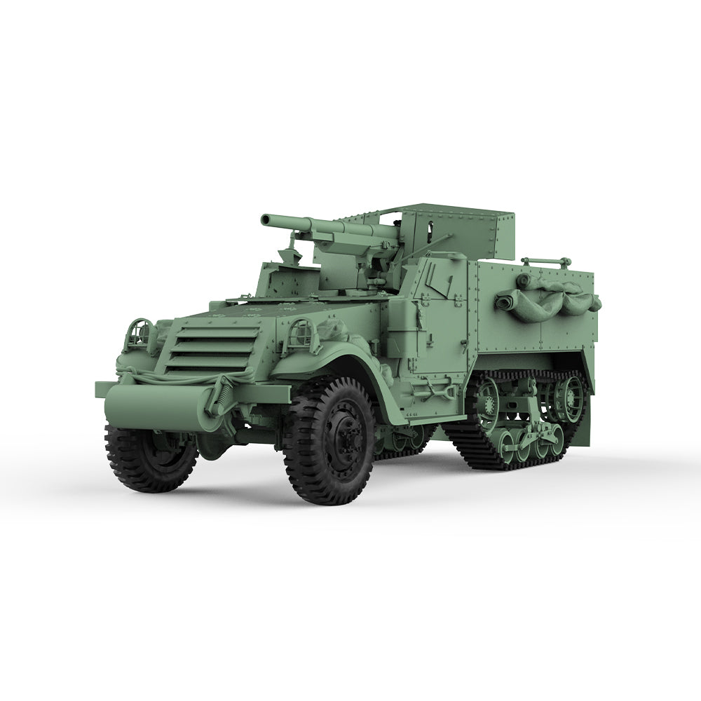 SSMODEL 551 V1.9 1/72(64,76,87) 25mm Military Model Kit US M3 Multiple Gun Motor Carriage