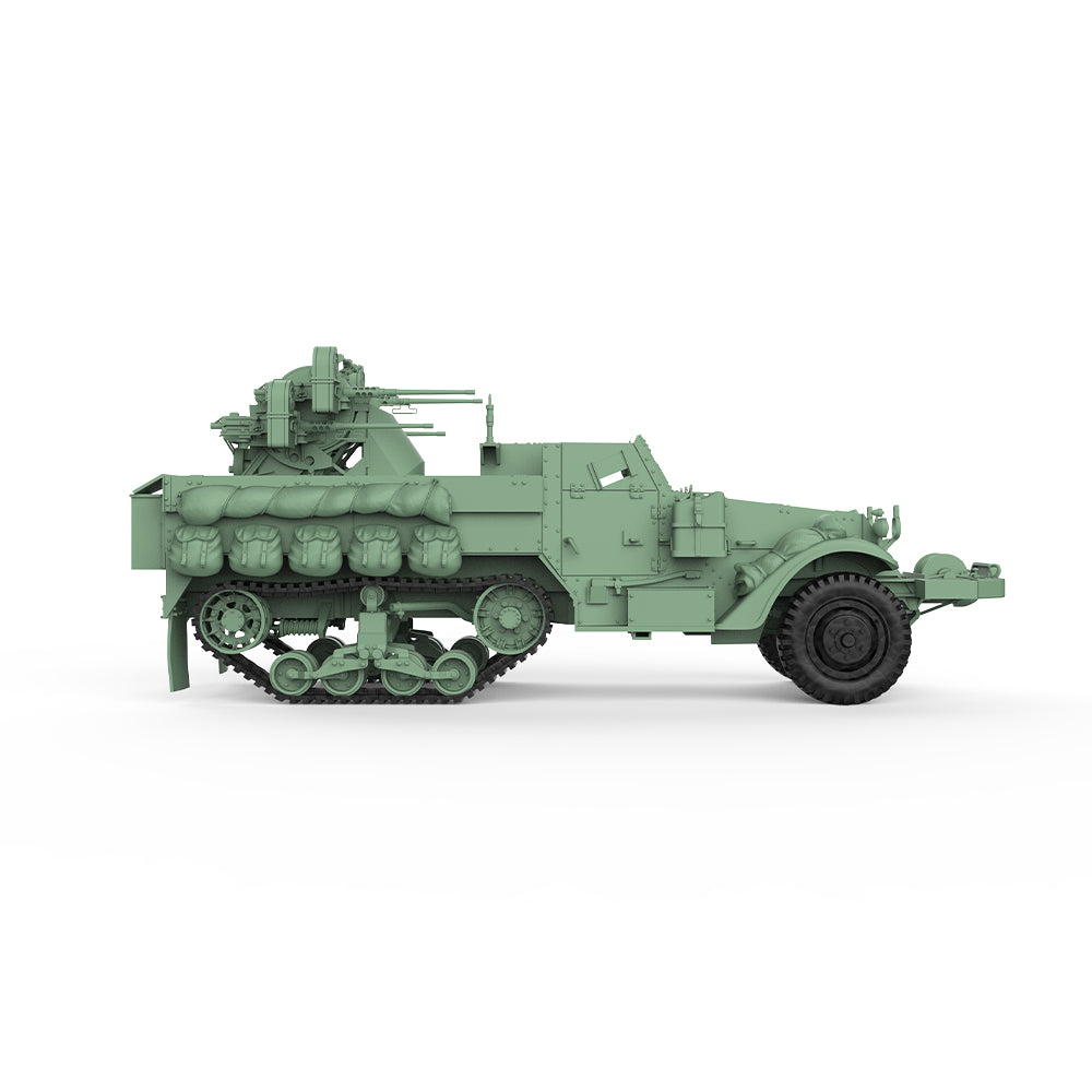 SSMODEL 552 V1.9 1/72(64,76,87) 25mm Military Model Kit US M16 Multiple Gun Motor Carriage