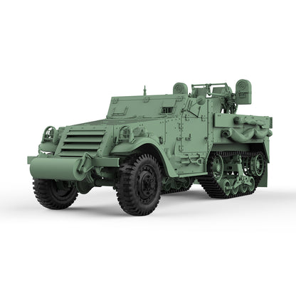 SSMODEL 553 Military Armoured Model Kit US M13 Multiple Gun Motor Carriage SPAA