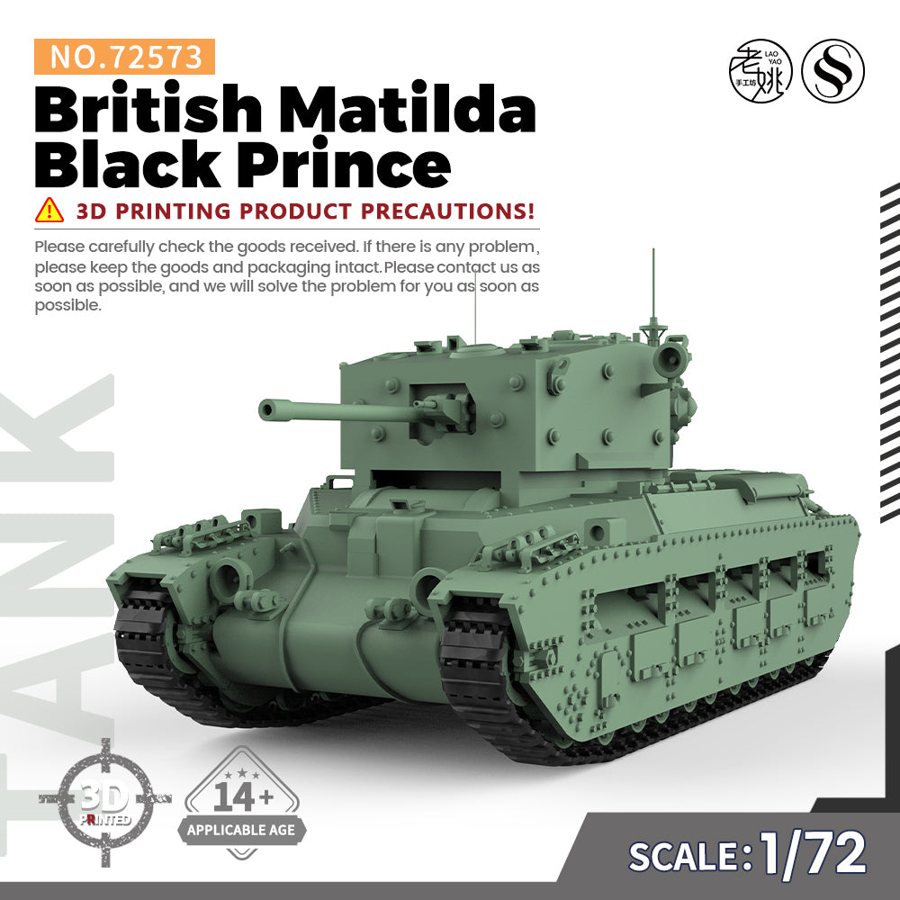 SSMODEL 573 Military Model Kit British Matilda Black Prince 