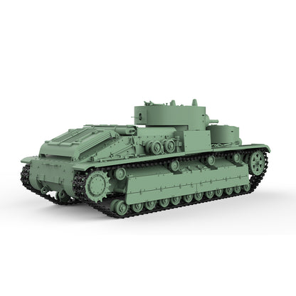 SSMODEL 583 Military Armoured Model Kit Soviet T-28 1938 Medium Tank