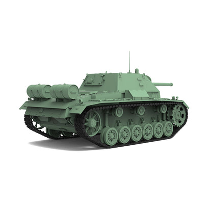 SSMODEL 610 Military Armoured Model Kit Soviet SU-76I Tank Destroyer