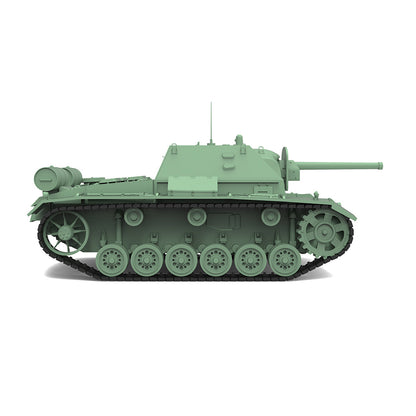 SSMODEL 610 Military Armoured Model Kit Soviet SU-76I Tank Destroyer