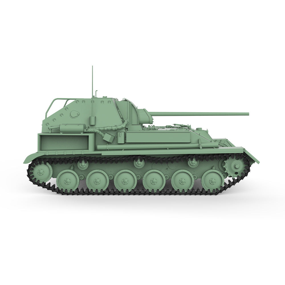 SSMODEL 612  Military Model Kit Soviet SU-76M 85mm D-5S Tank Destroyer