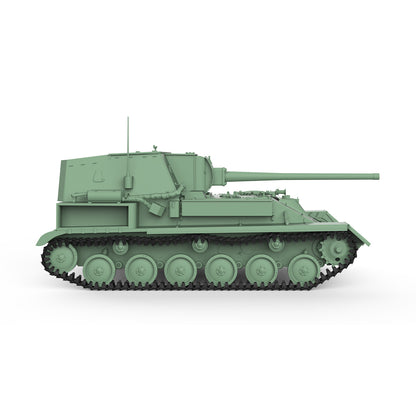 SSMODEL 613 Military Model Kit Soviet SU-85A 85mm D-5S Tank Destroyer