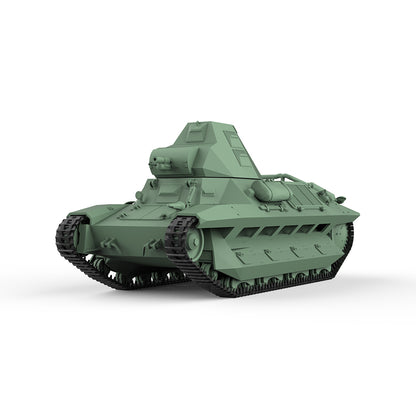 SSMODEL 655 V1.9 1/72(64,76,87) 25mm Military Model Kit France FCM 36 Light Tank